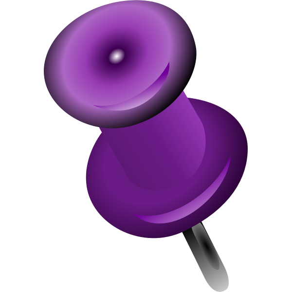 SVG Purple pushpin