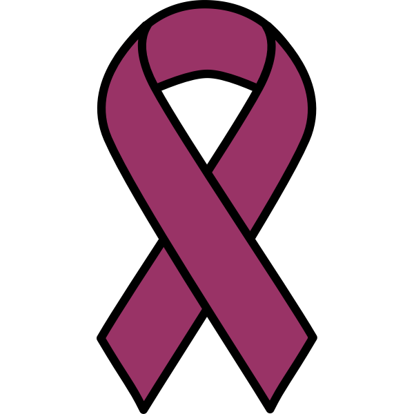 SVG Purple ribbon