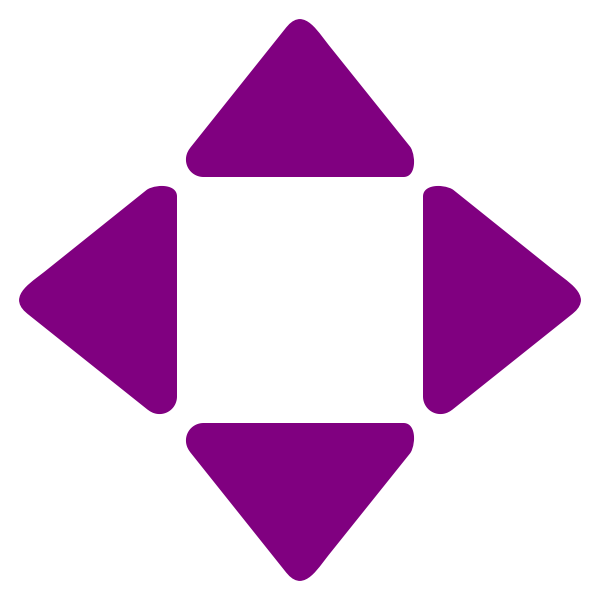 SVG purple rounded arrows