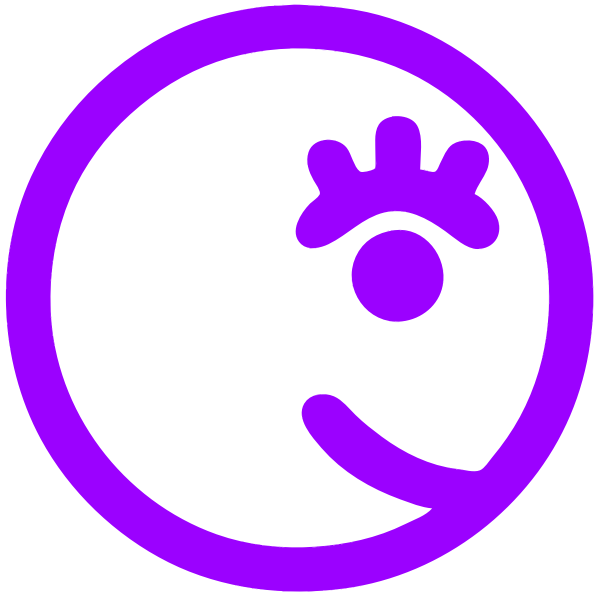 SVG Purple smiley