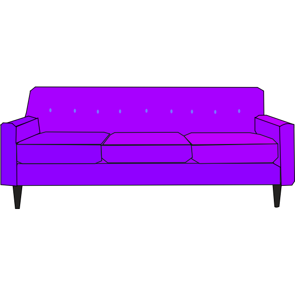 SVG Purple Sofa