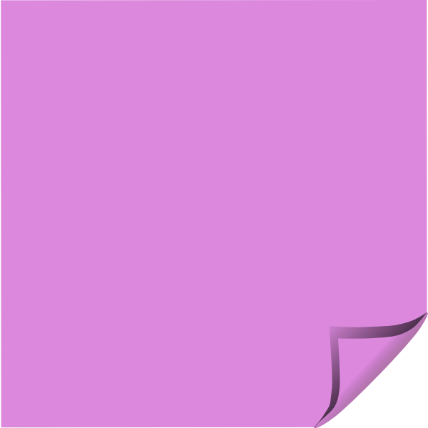 SVG Purple sticky note