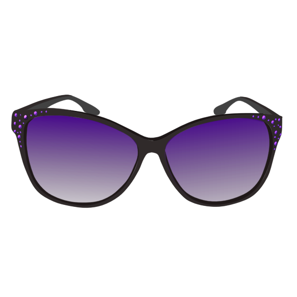 SVG Purple sunglasses vector image