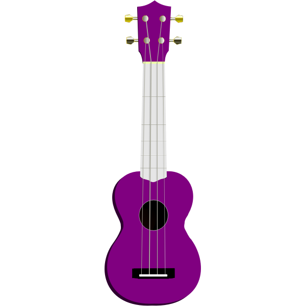 SVG Purple ukulele