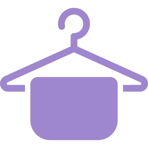 SVG Purple wire hanger