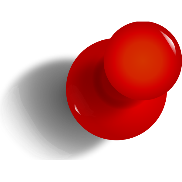 SVG Push pin vector clip art