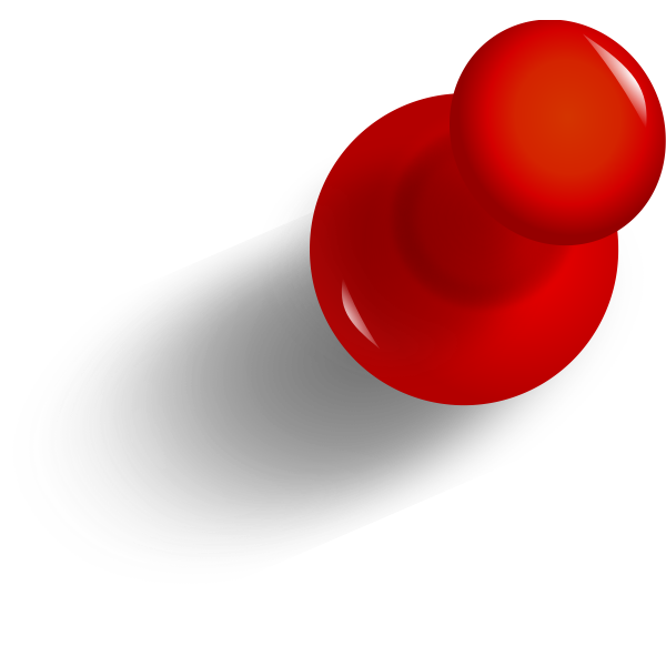 SVG Pushpin vector image