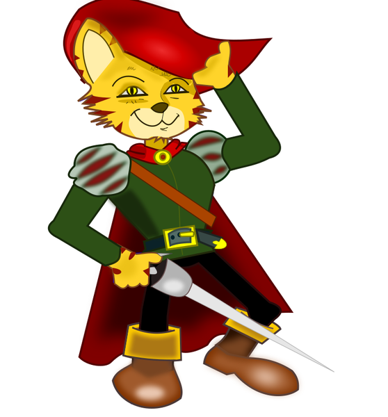 SVG Puss in Boots