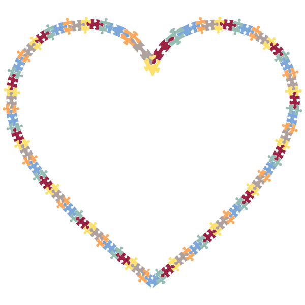 SVG Puzzle Heart