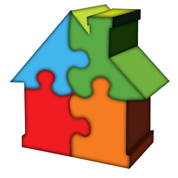 SVG Puzzle house