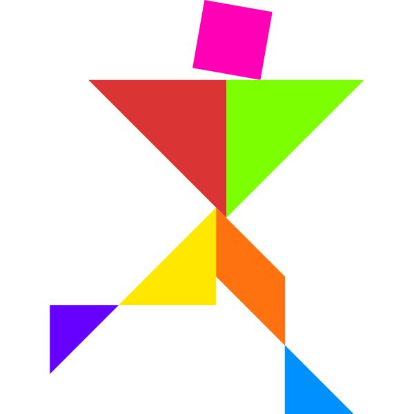 SVG Puzzle person
