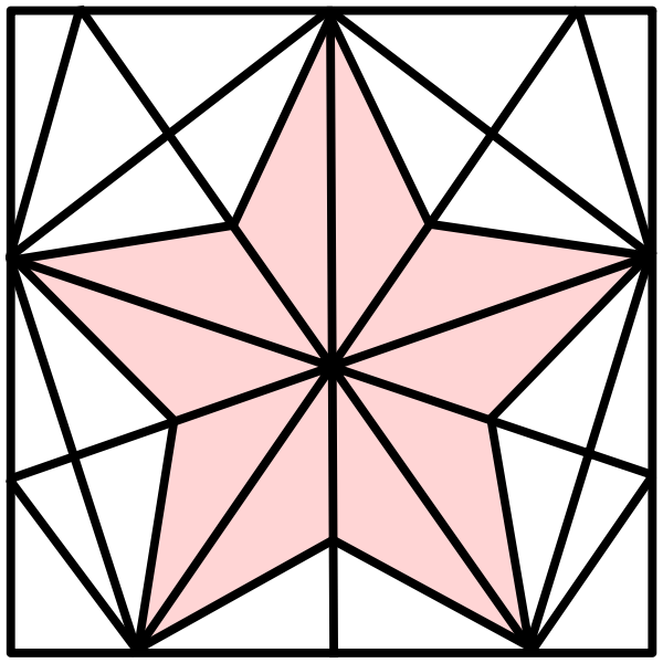 SVG puzzle picture star