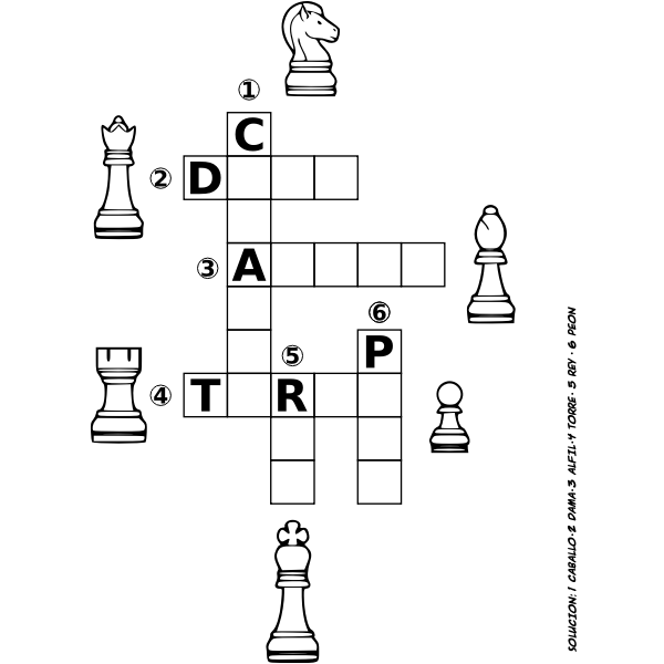 SVG Puzzle with chess pieces
