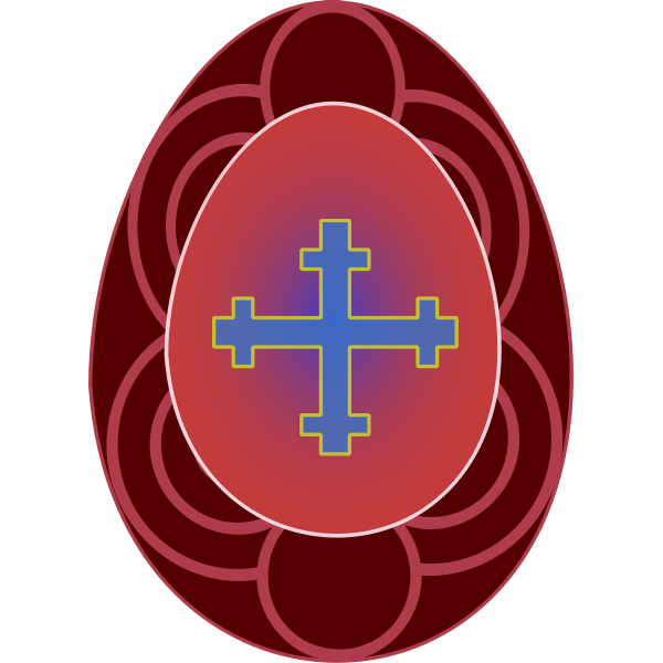 SVG Pysanka Egg 1  