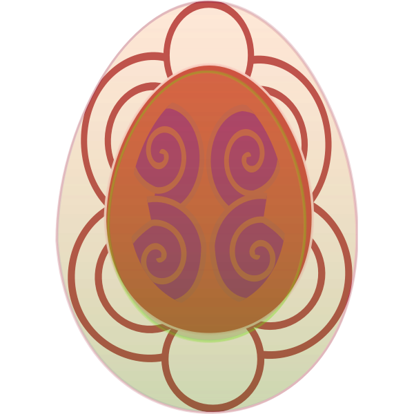 SVG Pysanka Egg 2  