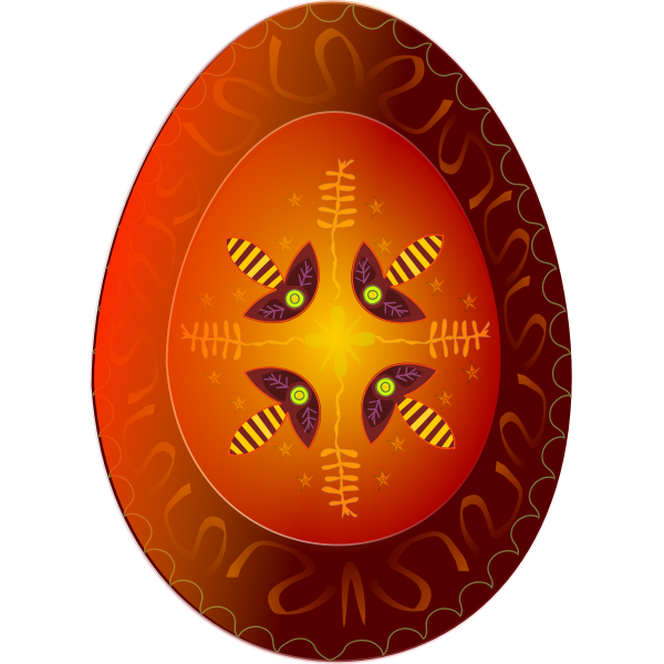SVG Pysanka Egg 3  