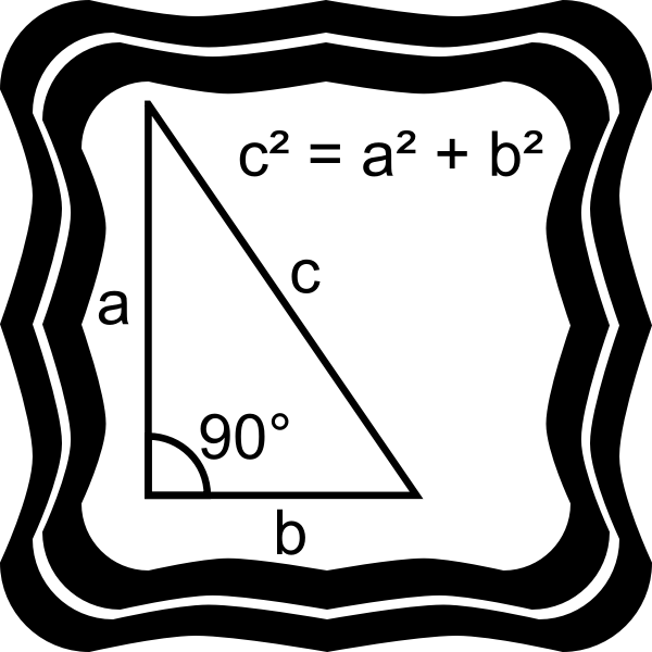 SVG Pythagoras Badge