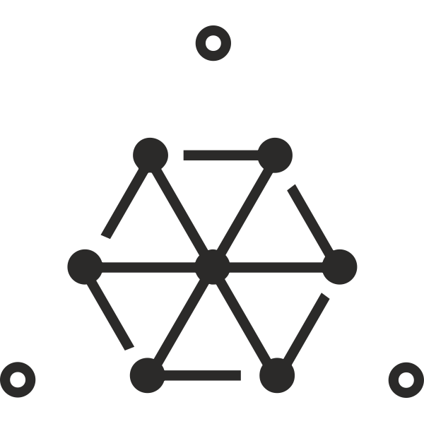 SVG Pythagorean tetrad sign vector image