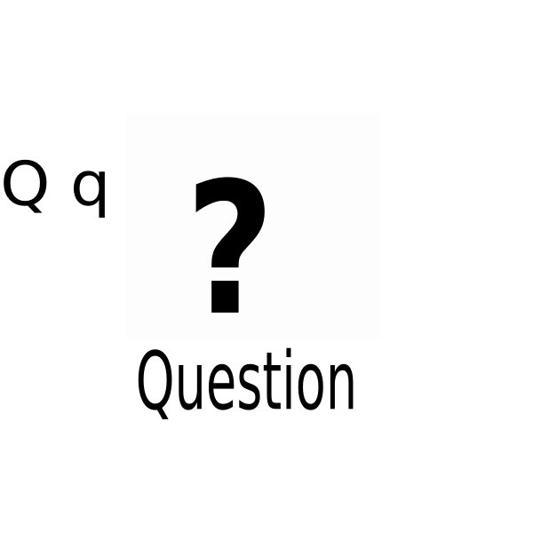 SVG Q for Question