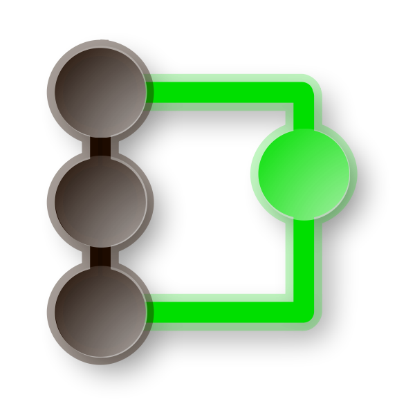 SVG QGit icon vector image