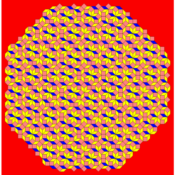 SVG QuasiCrystal 8fold symmetry