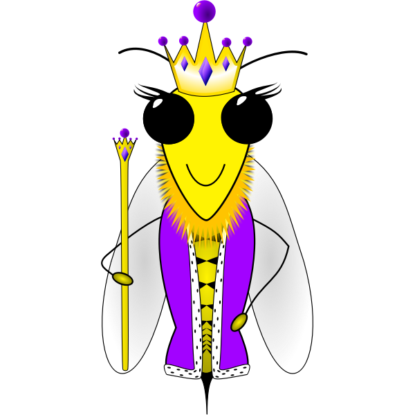 SVG Queen bee image