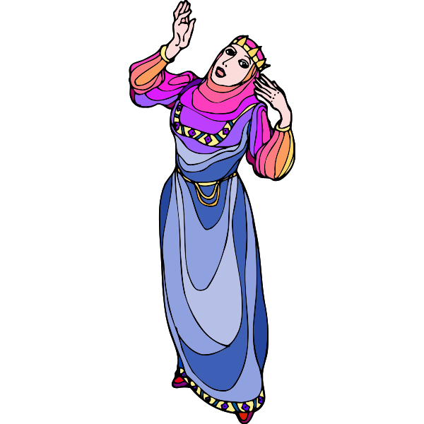 SVG Queen from old novel
