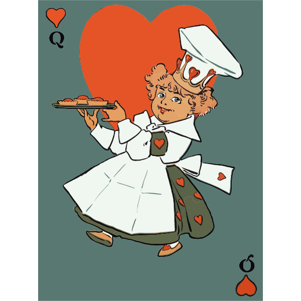 SVG Queen Of Hearts chef