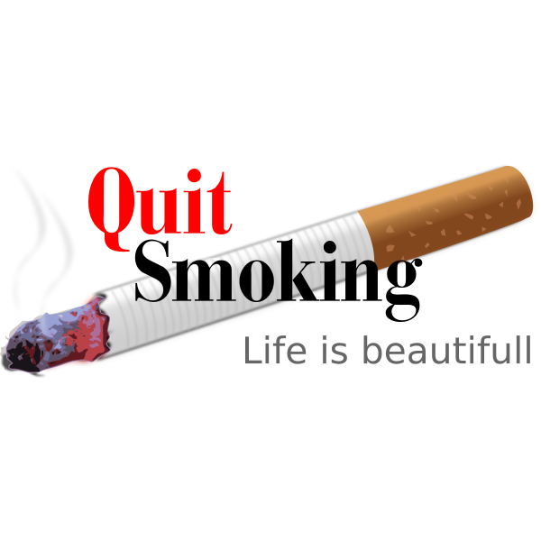 SVG Quit smoking vector illustration