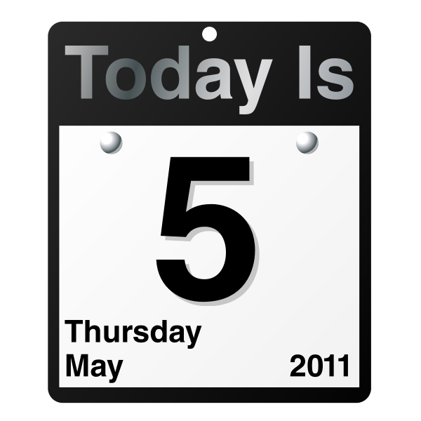 SVG quotToday Isquot calendar