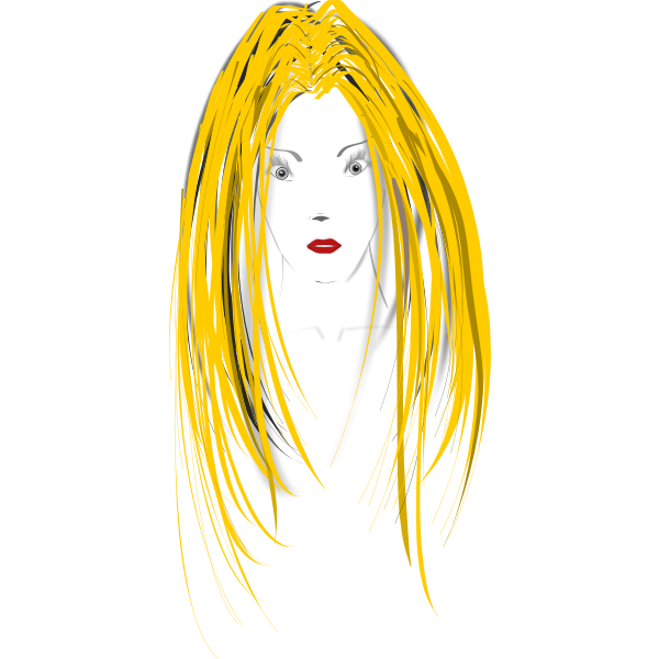 SVG quotwomanquot face