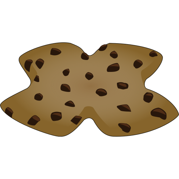 SVG quotXquot Shaped Cookie