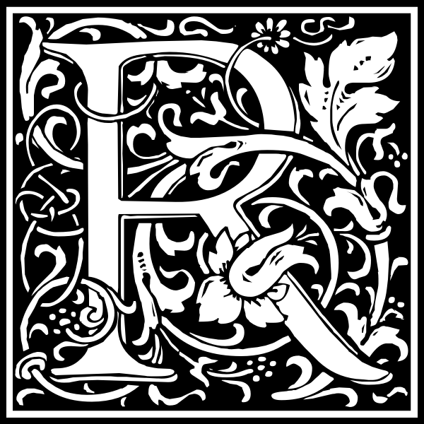 SVG R letter