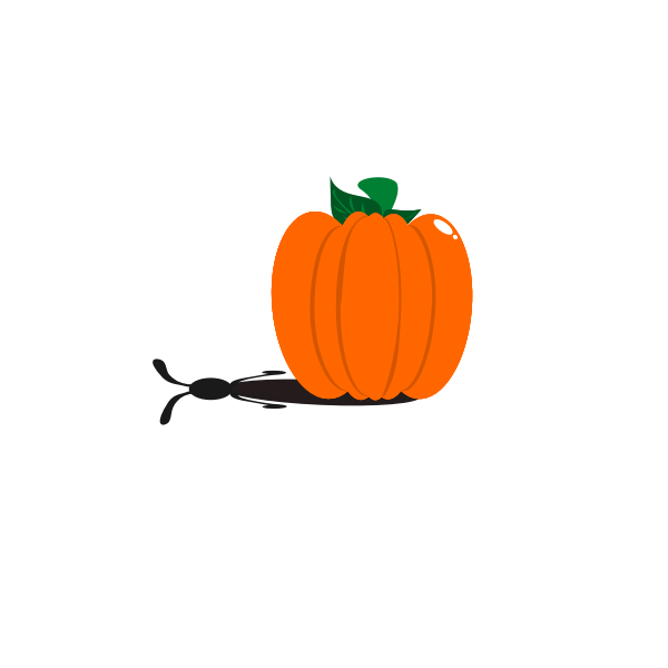 SVG Rabbit pumpkin
