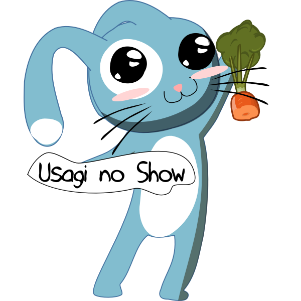 SVG Rabbit with carrot