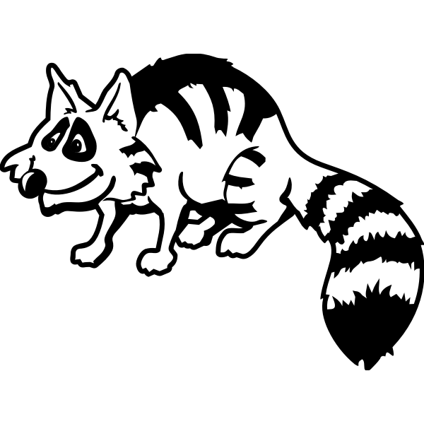 SVG Raccoon