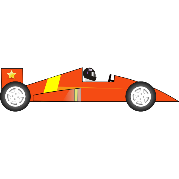 SVG Race car vector clip art