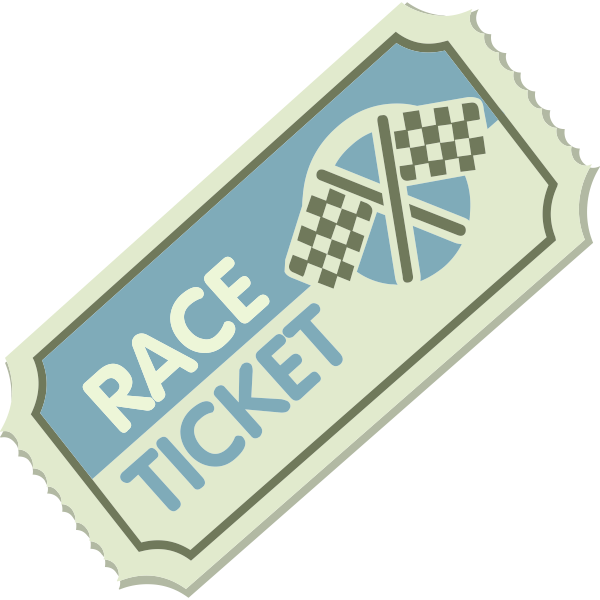 SVG Race ticket