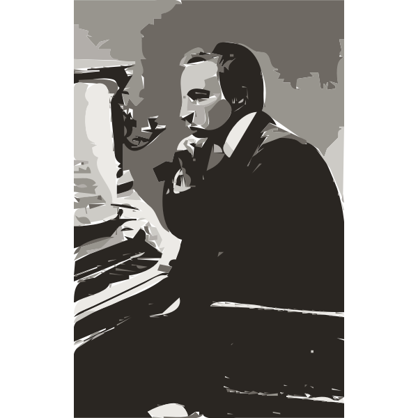 SVG Rachmaninoff in 1900s autotrace