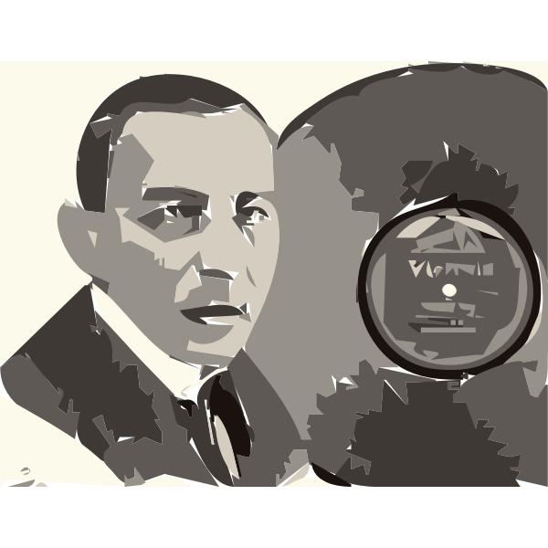 SVG Rachmaninoff in Victor Advertisment autotrace