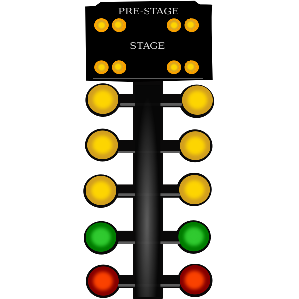 SVG Racing Christmas tree