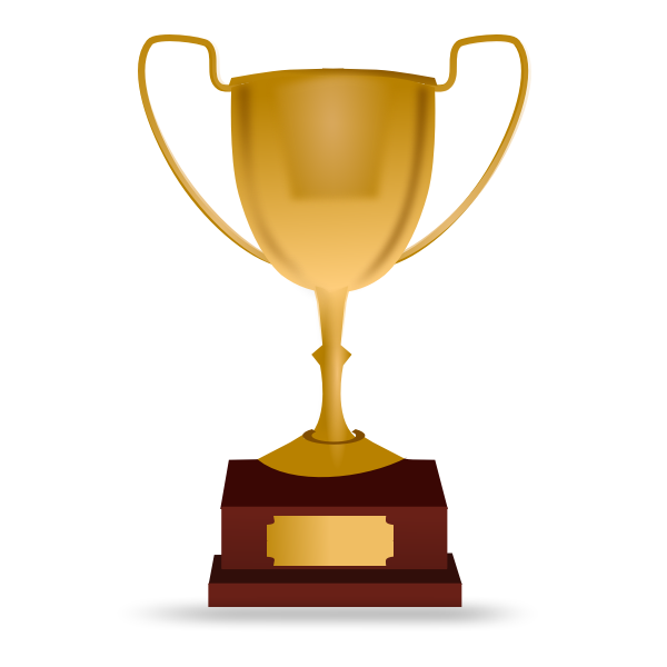 SVG Racing trophy vector illustration