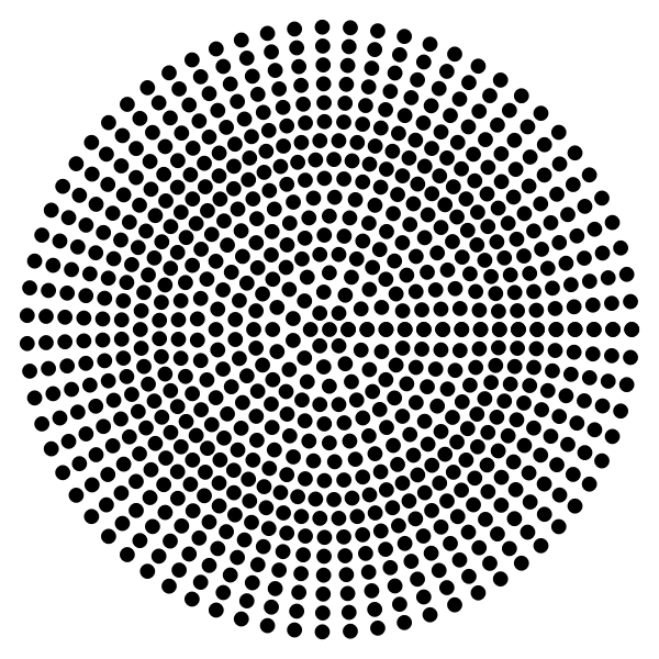 SVG Radial Dots