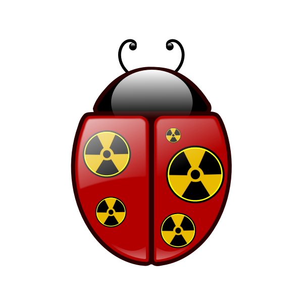 SVG Radioactive ladybug