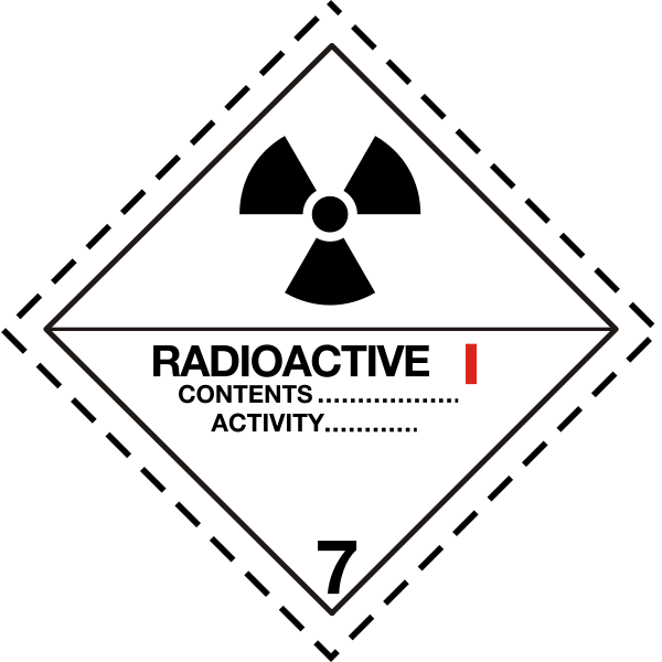 SVG Radioactive pictograph