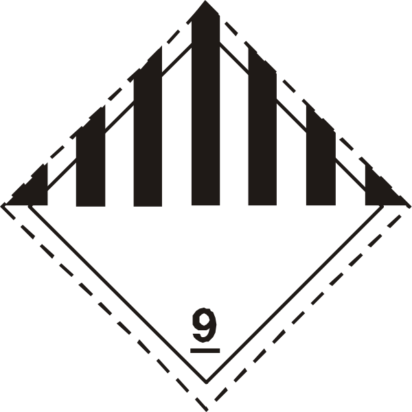 SVG Radioactive pictograph silhouette