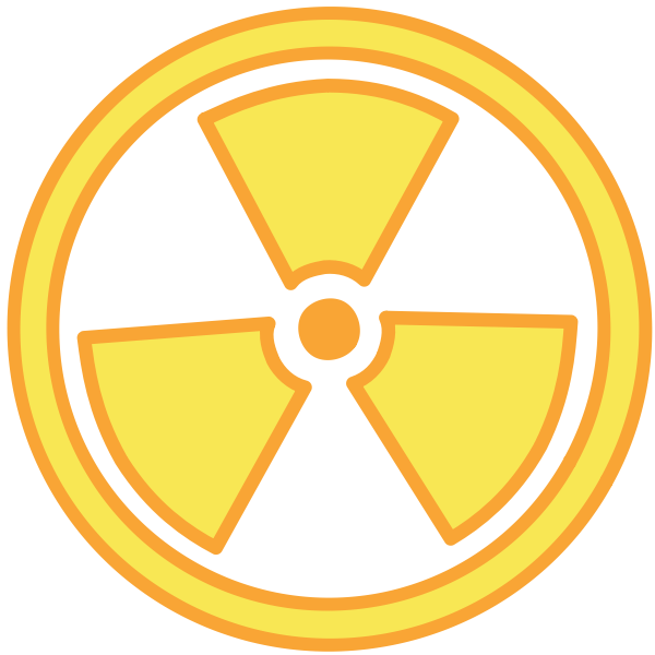 SVG Radioactive warning