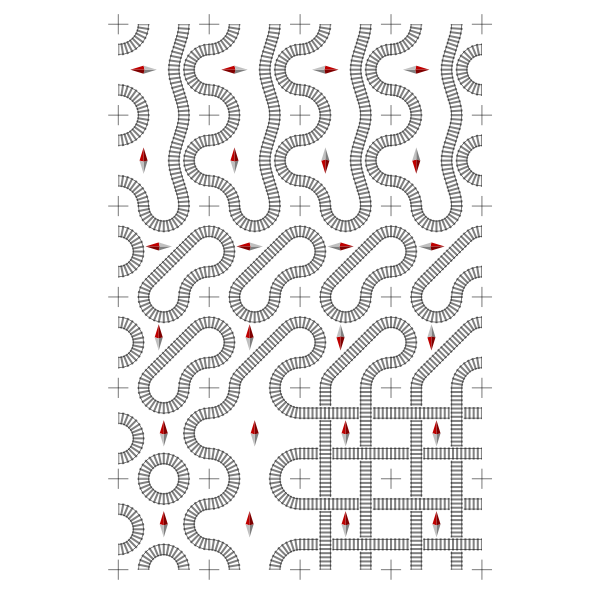 SVG Railroad board game