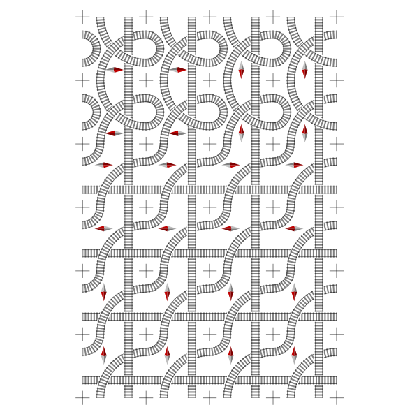SVG Railroad board game image