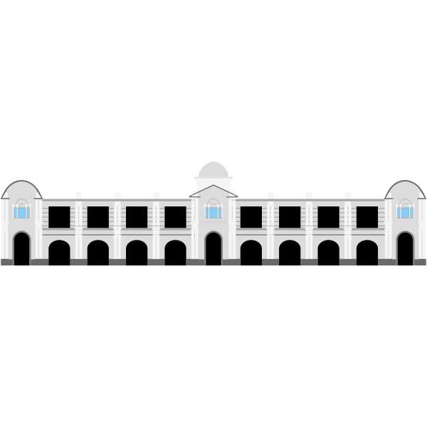 SVG Railway station drawing